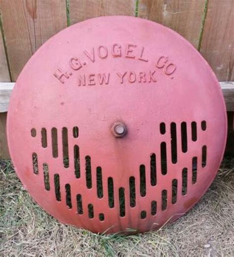 Vintage, H.G. Vogel Co., Cast Iron Automatic Fire Bell